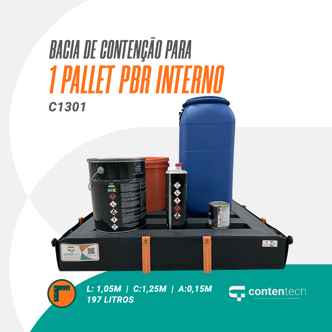 Bacia para 1 Pallet PBR